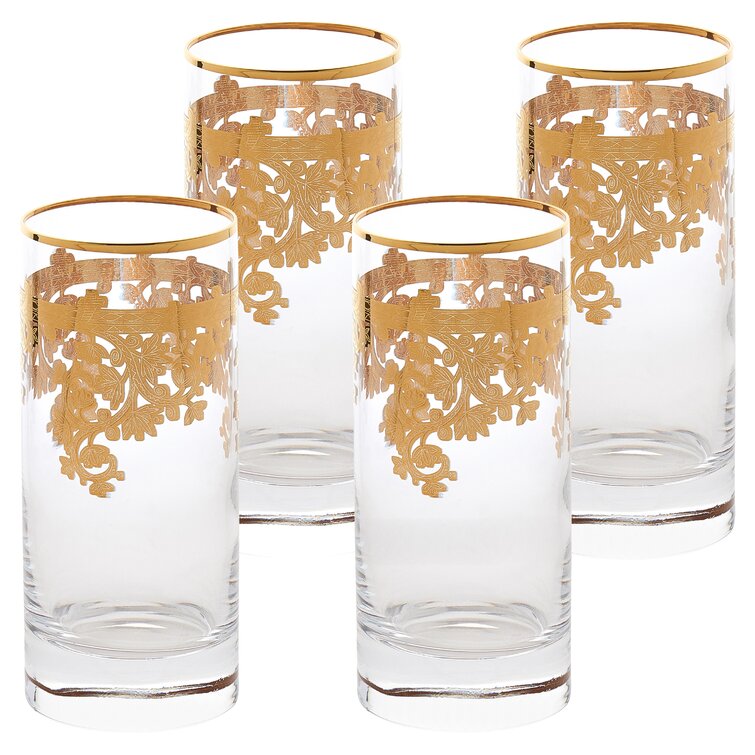 Lorren Home Trends 11 oz. Crystal Highball Glass | Wayfair.ca